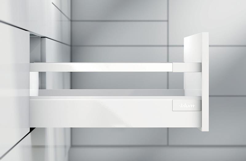 C height 167mm Single Gallery Rail Silk White